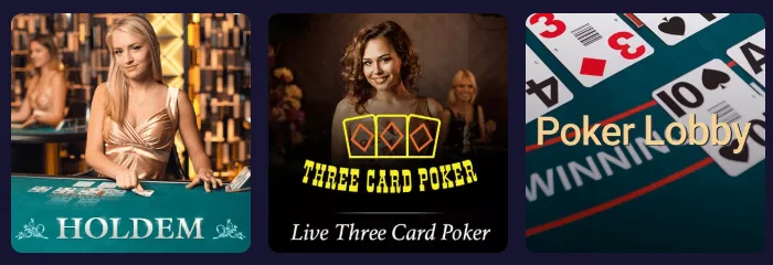 Poker Games at Spirit Online Casino
