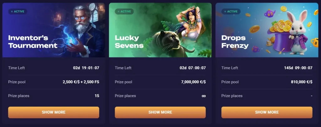 Spirit Casino Tournaments